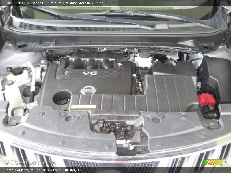 Platinum Graphite Metallic / Beige 2009 Nissan Murano SL