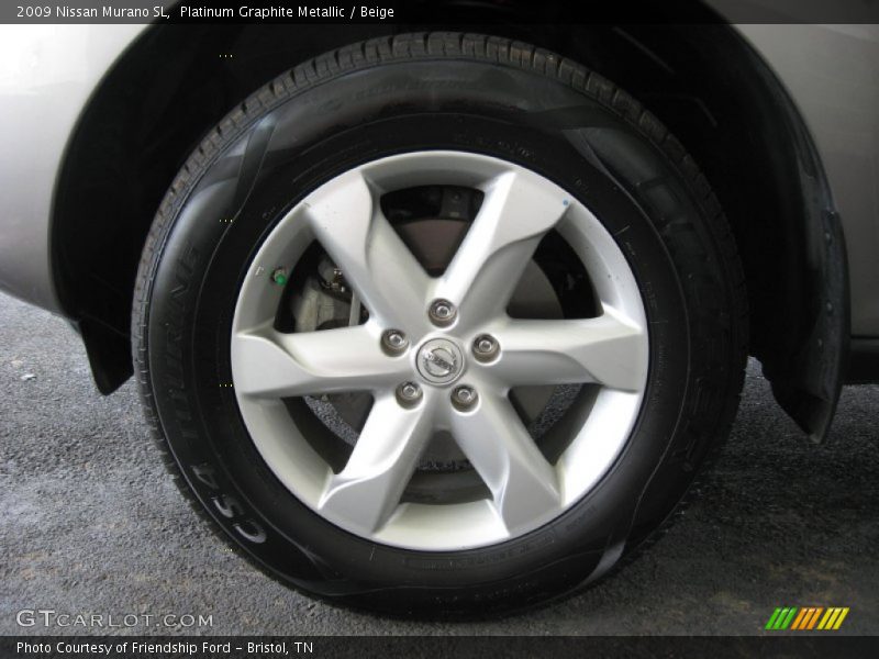 Platinum Graphite Metallic / Beige 2009 Nissan Murano SL