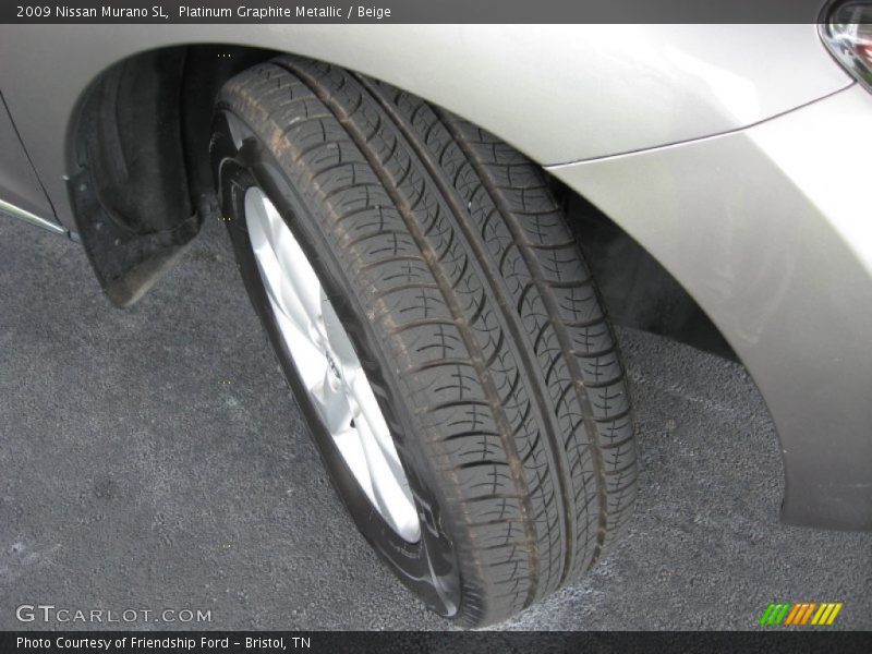 Platinum Graphite Metallic / Beige 2009 Nissan Murano SL