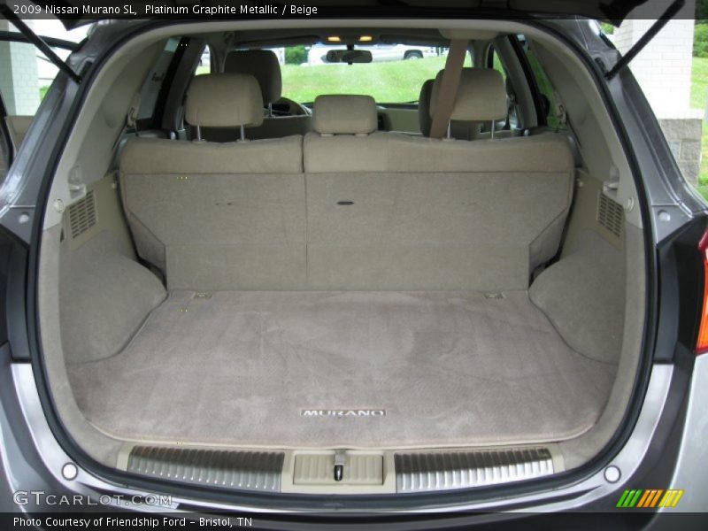 Platinum Graphite Metallic / Beige 2009 Nissan Murano SL