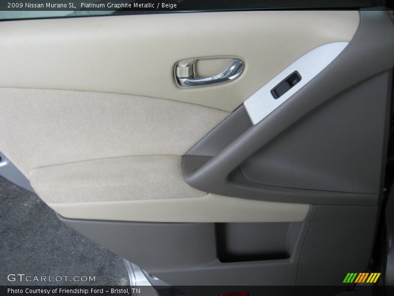 Platinum Graphite Metallic / Beige 2009 Nissan Murano SL