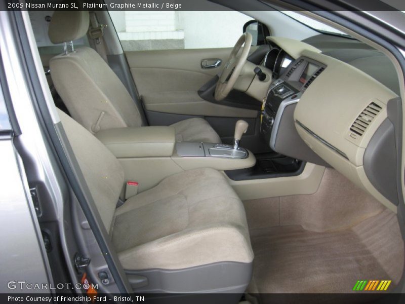 Platinum Graphite Metallic / Beige 2009 Nissan Murano SL