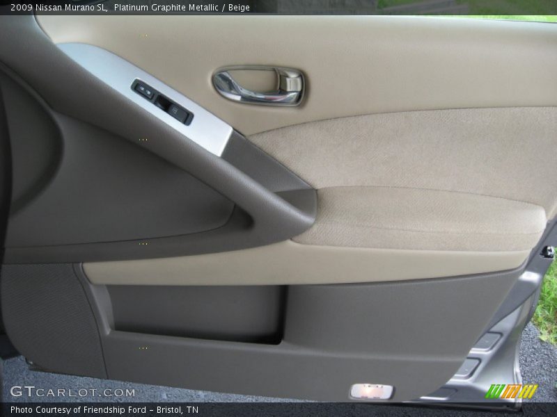 Platinum Graphite Metallic / Beige 2009 Nissan Murano SL