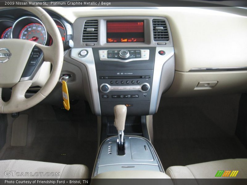 Platinum Graphite Metallic / Beige 2009 Nissan Murano SL