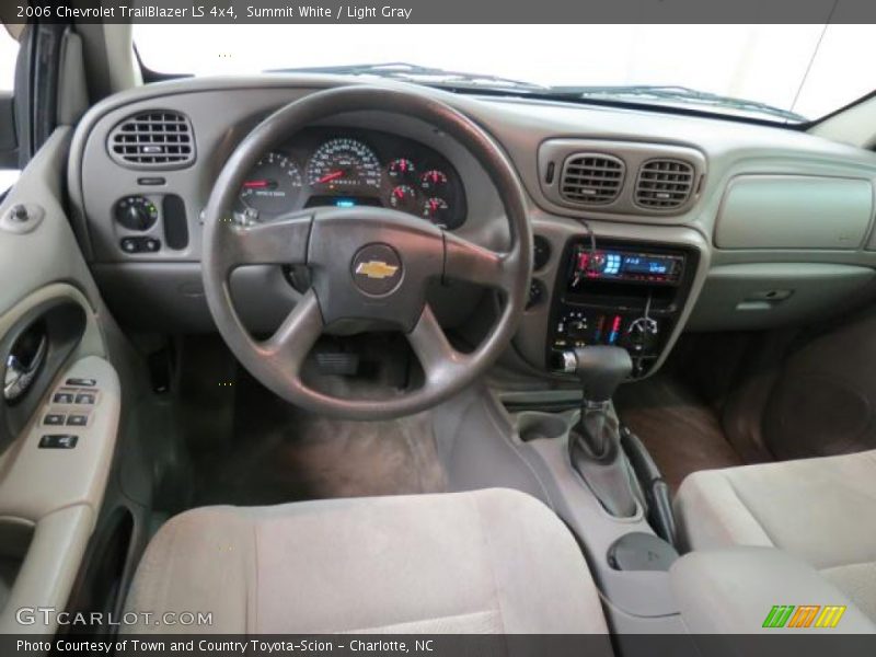 Summit White / Light Gray 2006 Chevrolet TrailBlazer LS 4x4