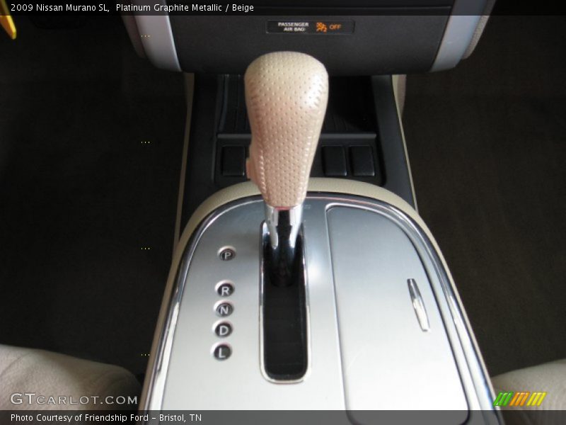 Platinum Graphite Metallic / Beige 2009 Nissan Murano SL
