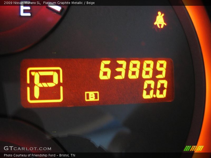 Platinum Graphite Metallic / Beige 2009 Nissan Murano SL