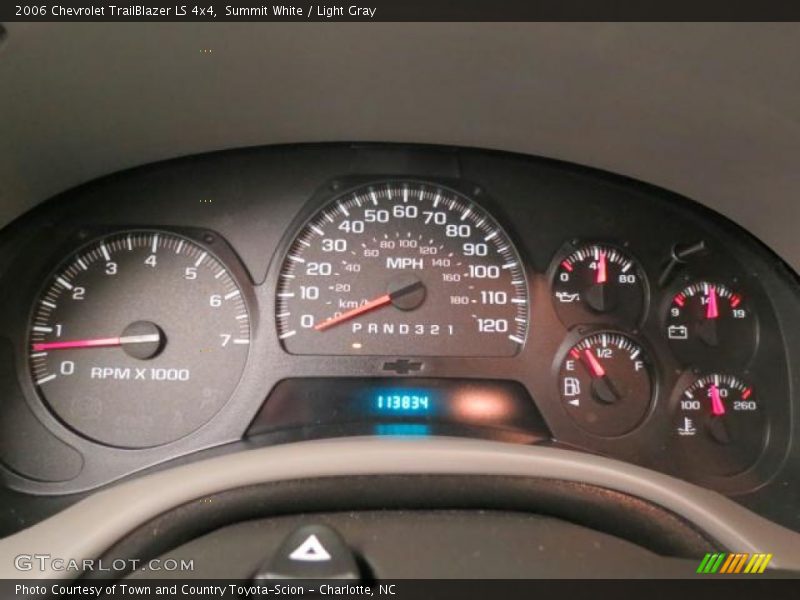 Summit White / Light Gray 2006 Chevrolet TrailBlazer LS 4x4