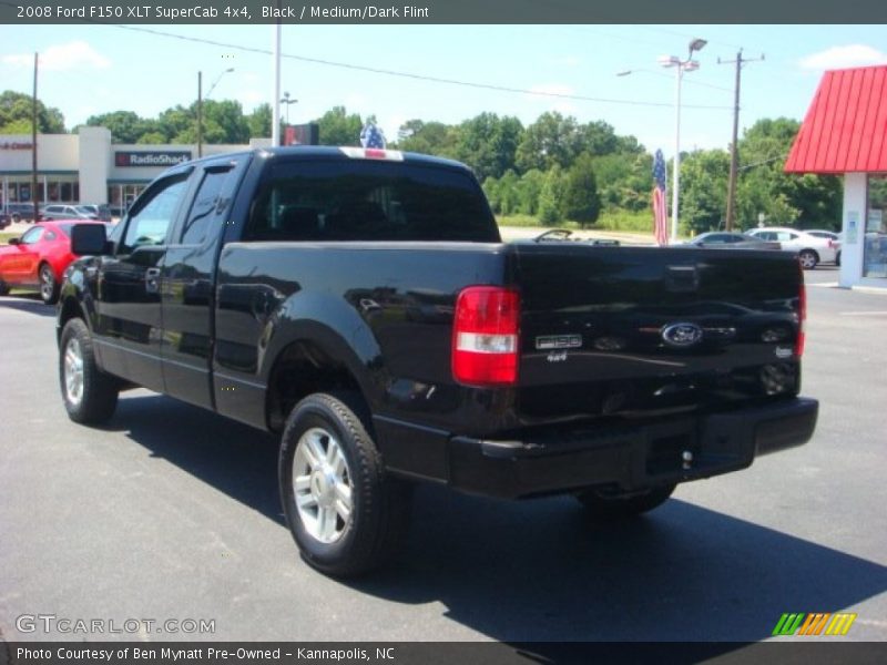 Black / Medium/Dark Flint 2008 Ford F150 XLT SuperCab 4x4