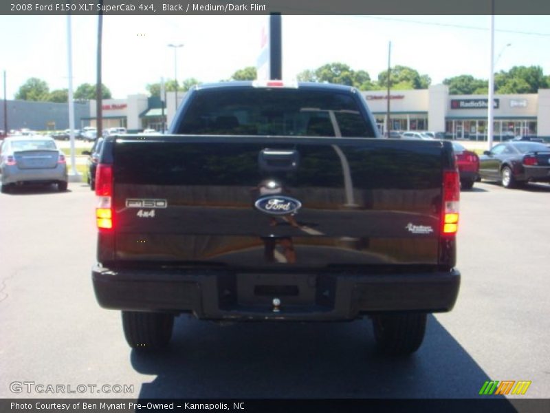Black / Medium/Dark Flint 2008 Ford F150 XLT SuperCab 4x4