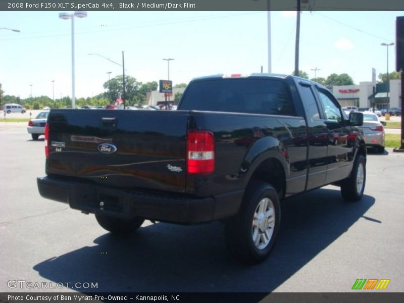 Black / Medium/Dark Flint 2008 Ford F150 XLT SuperCab 4x4