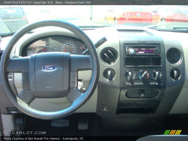 Black / Medium/Dark Flint 2008 Ford F150 XLT SuperCab 4x4