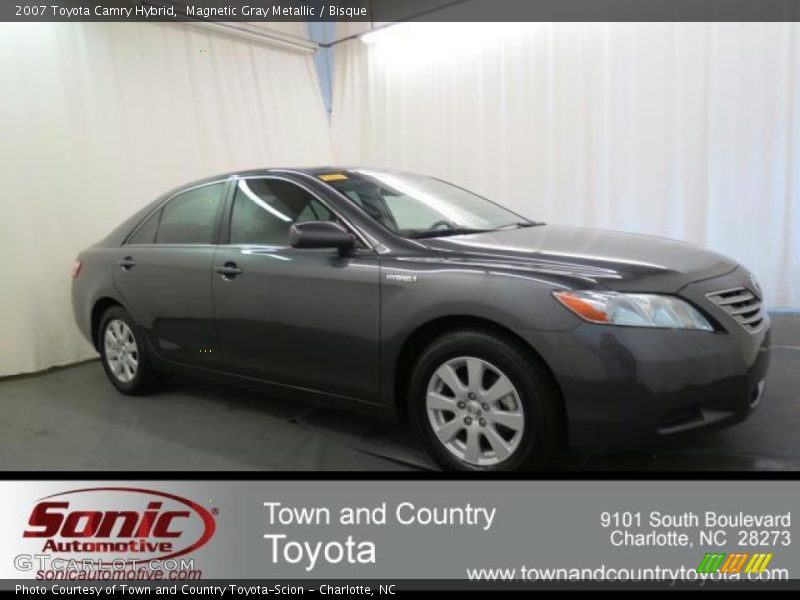 Magnetic Gray Metallic / Bisque 2007 Toyota Camry Hybrid