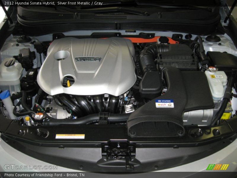 Silver Frost Metallic / Gray 2012 Hyundai Sonata Hybrid