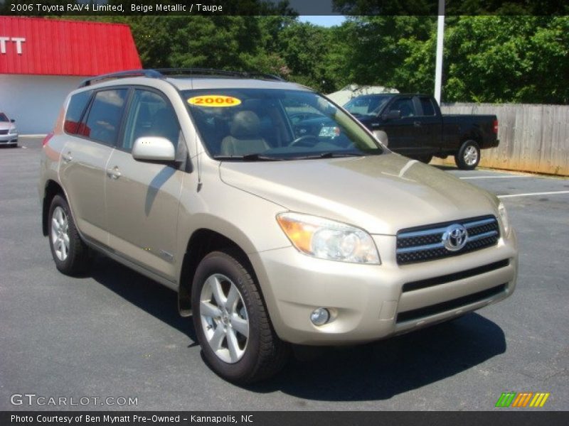 Beige Metallic / Taupe 2006 Toyota RAV4 Limited