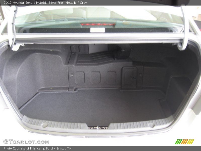 Silver Frost Metallic / Gray 2012 Hyundai Sonata Hybrid