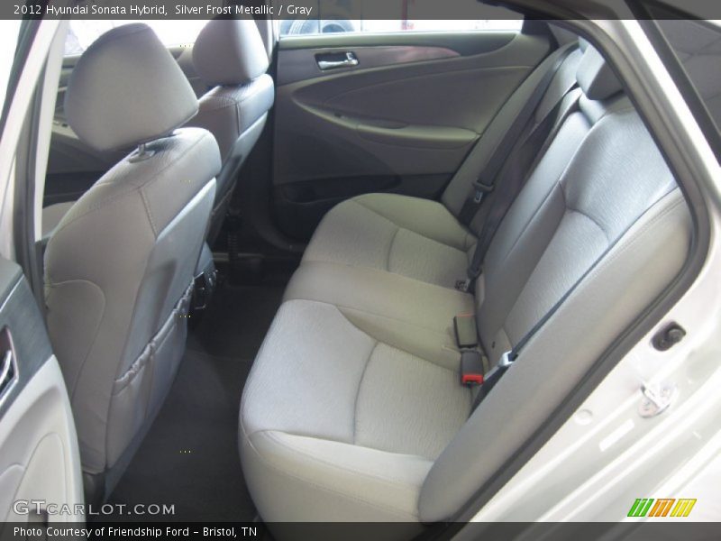 Silver Frost Metallic / Gray 2012 Hyundai Sonata Hybrid