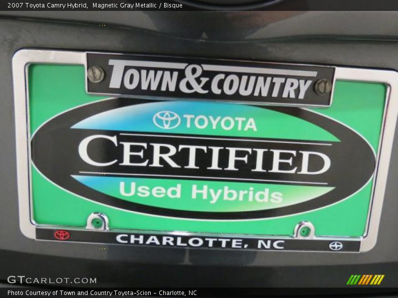 Magnetic Gray Metallic / Bisque 2007 Toyota Camry Hybrid