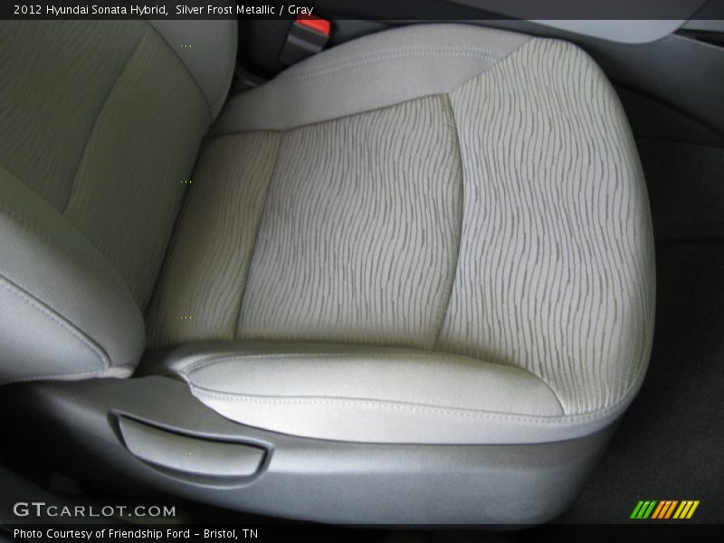 Silver Frost Metallic / Gray 2012 Hyundai Sonata Hybrid