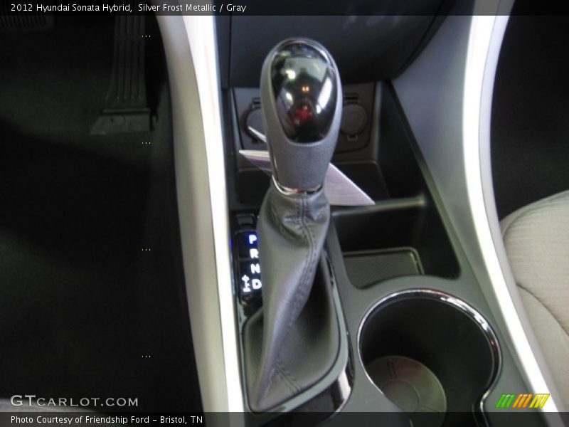 Silver Frost Metallic / Gray 2012 Hyundai Sonata Hybrid