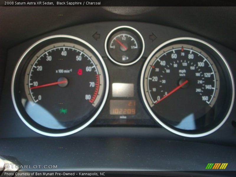 Black Sapphire / Charcoal 2008 Saturn Astra XR Sedan