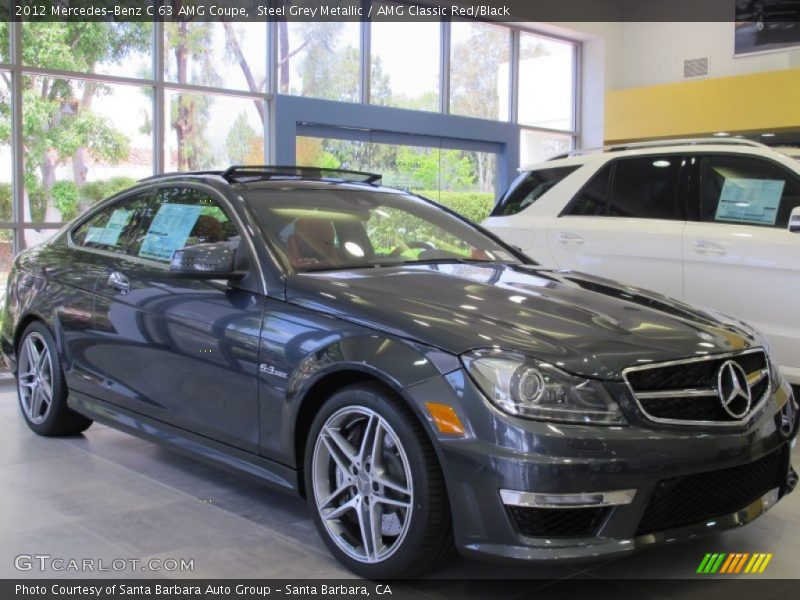 Front 3/4 View of 2012 C 63 AMG Coupe