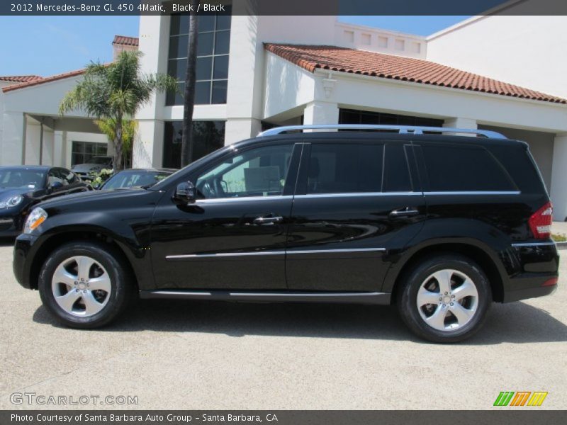 Black / Black 2012 Mercedes-Benz GL 450 4Matic