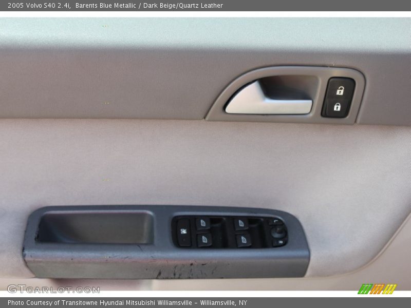 Barents Blue Metallic / Dark Beige/Quartz Leather 2005 Volvo S40 2.4i