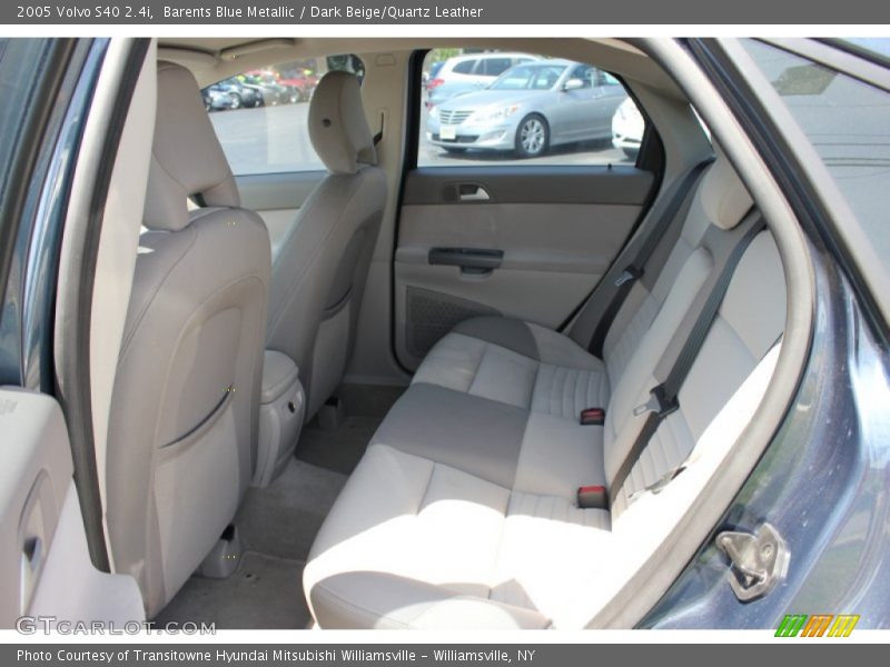 Barents Blue Metallic / Dark Beige/Quartz Leather 2005 Volvo S40 2.4i