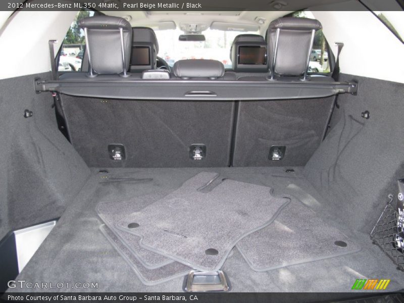 Pearl Beige Metallic / Black 2012 Mercedes-Benz ML 350 4Matic