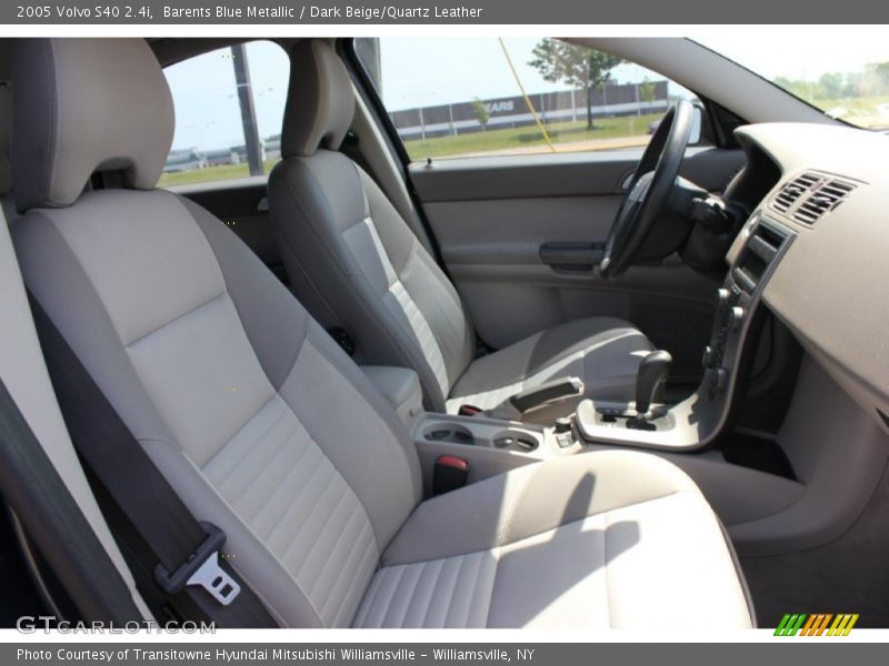 Barents Blue Metallic / Dark Beige/Quartz Leather 2005 Volvo S40 2.4i