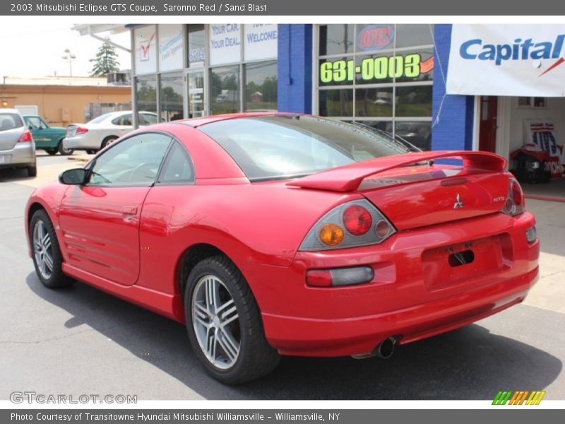 Saronno Red / Sand Blast 2003 Mitsubishi Eclipse GTS Coupe