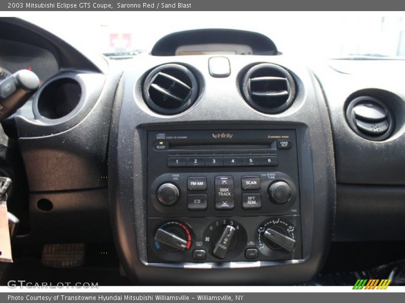 Saronno Red / Sand Blast 2003 Mitsubishi Eclipse GTS Coupe
