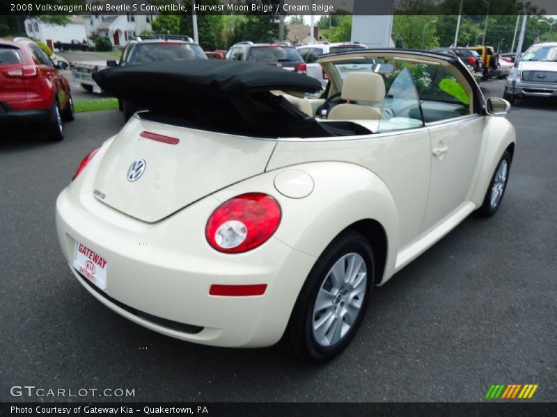 Harvest Moon Beige / Cream Beige 2008 Volkswagen New Beetle S Convertible