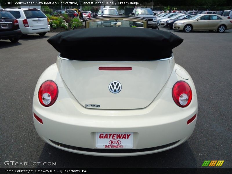 Harvest Moon Beige / Cream Beige 2008 Volkswagen New Beetle S Convertible