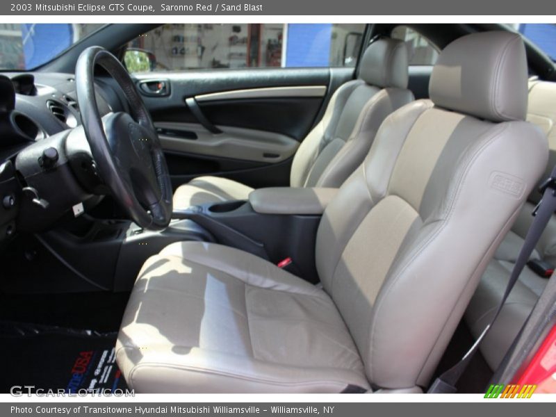 Saronno Red / Sand Blast 2003 Mitsubishi Eclipse GTS Coupe