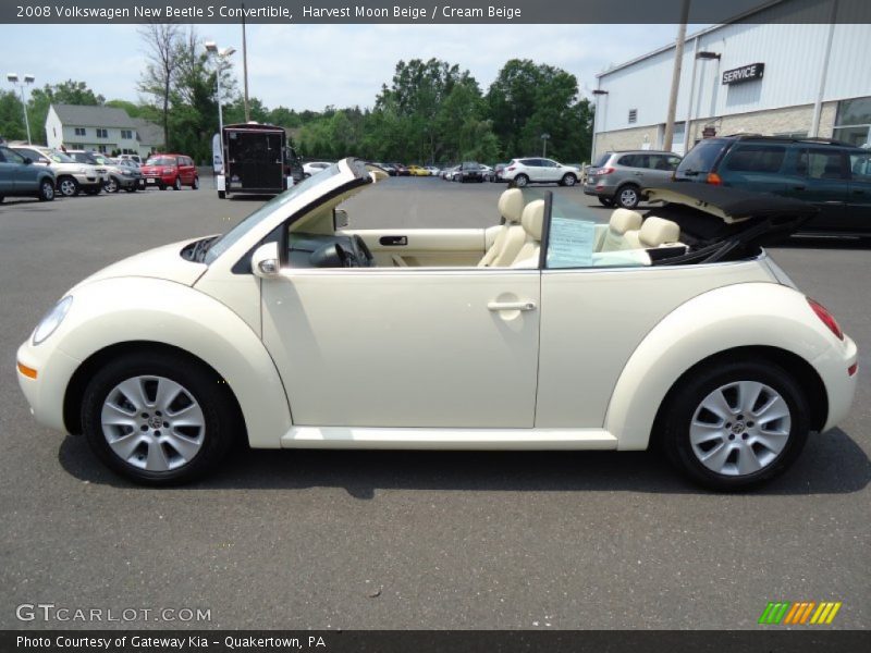 Harvest Moon Beige / Cream Beige 2008 Volkswagen New Beetle S Convertible