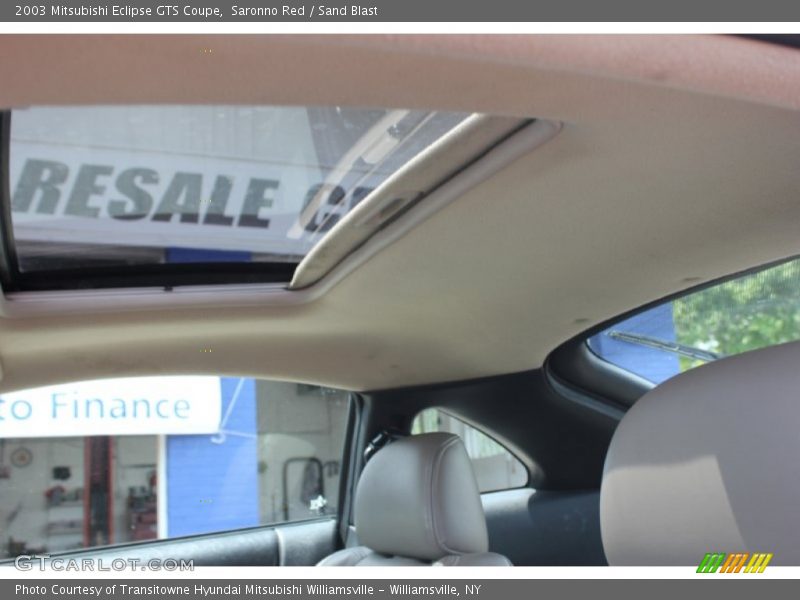 Saronno Red / Sand Blast 2003 Mitsubishi Eclipse GTS Coupe