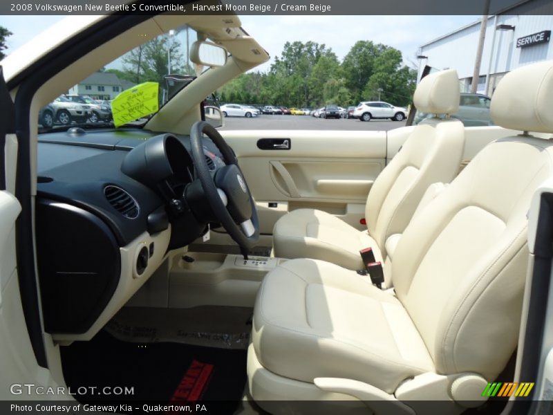 Harvest Moon Beige / Cream Beige 2008 Volkswagen New Beetle S Convertible