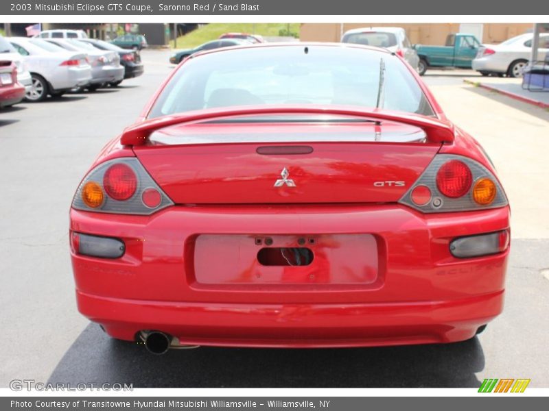 Saronno Red / Sand Blast 2003 Mitsubishi Eclipse GTS Coupe