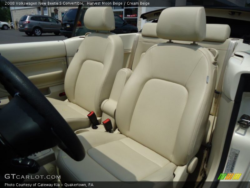 Harvest Moon Beige / Cream Beige 2008 Volkswagen New Beetle S Convertible