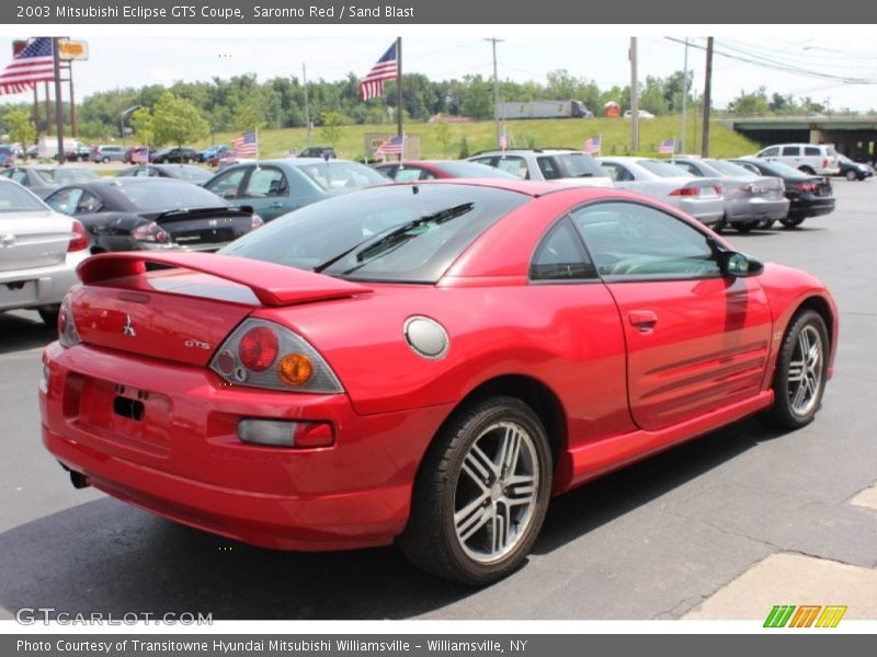 Saronno Red / Sand Blast 2003 Mitsubishi Eclipse GTS Coupe