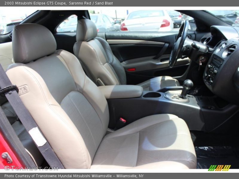 Saronno Red / Sand Blast 2003 Mitsubishi Eclipse GTS Coupe