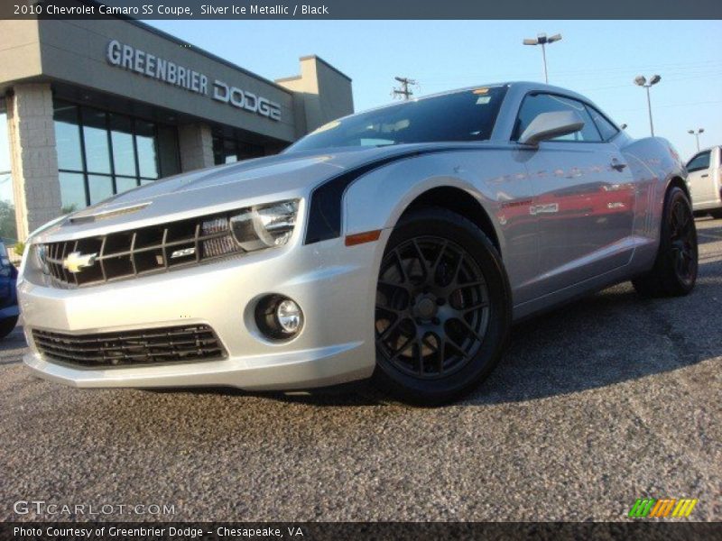 Silver Ice Metallic / Black 2010 Chevrolet Camaro SS Coupe