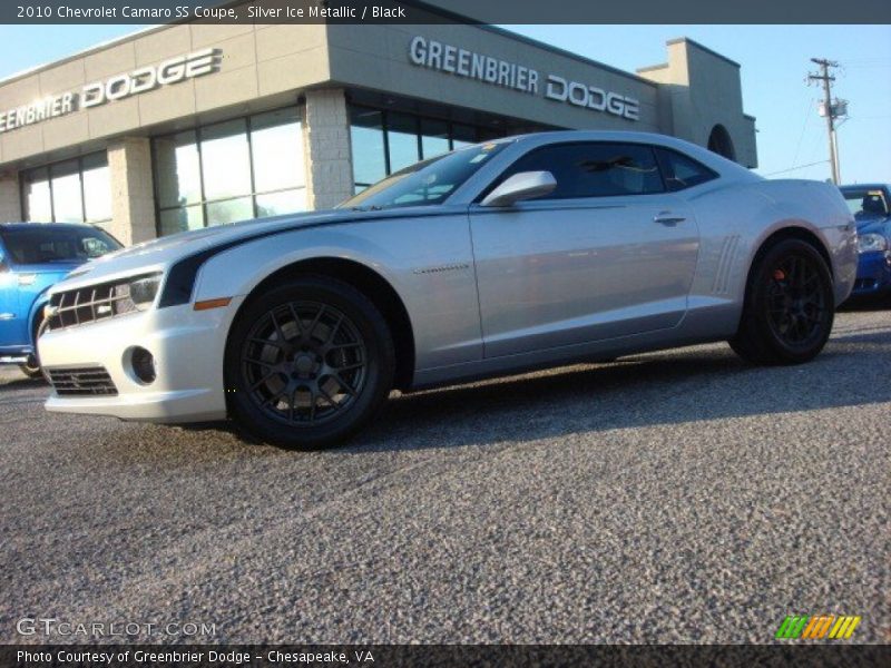 Silver Ice Metallic / Black 2010 Chevrolet Camaro SS Coupe