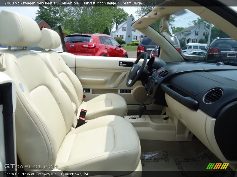 Harvest Moon Beige / Cream Beige 2008 Volkswagen New Beetle S Convertible