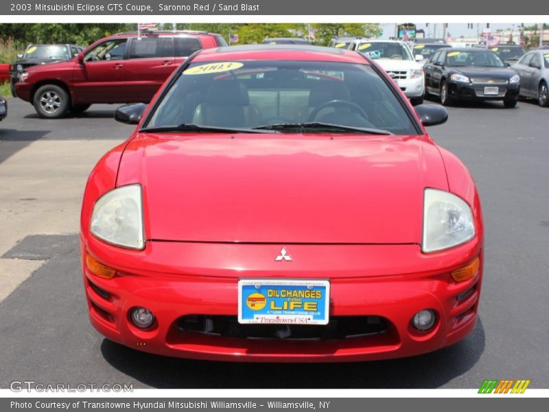 Saronno Red / Sand Blast 2003 Mitsubishi Eclipse GTS Coupe