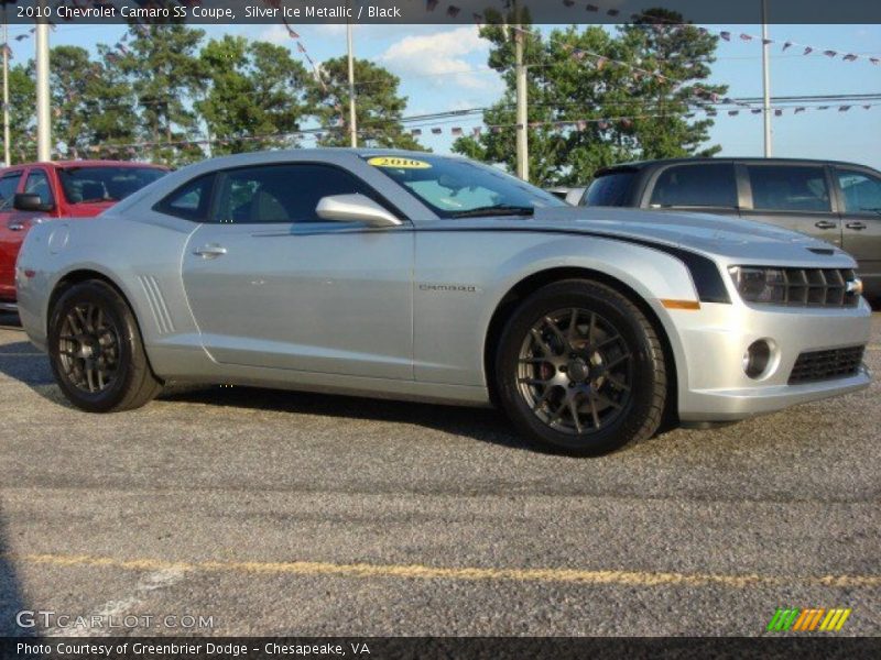Silver Ice Metallic / Black 2010 Chevrolet Camaro SS Coupe
