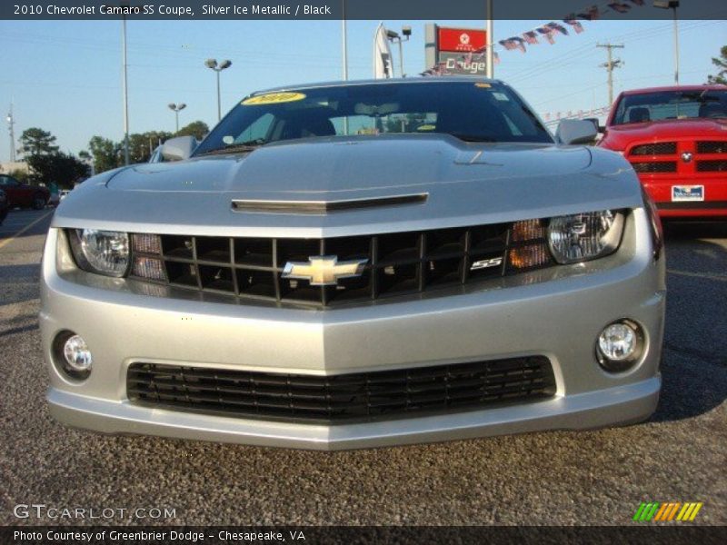 Silver Ice Metallic / Black 2010 Chevrolet Camaro SS Coupe