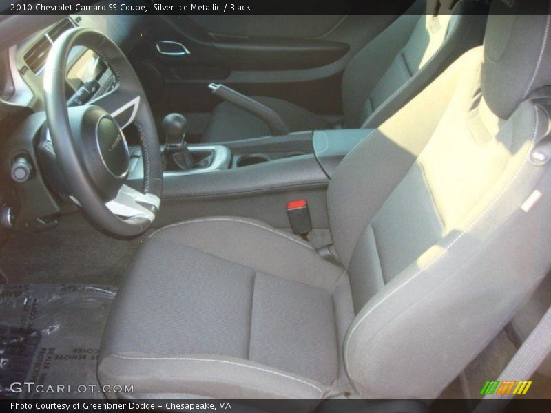 Silver Ice Metallic / Black 2010 Chevrolet Camaro SS Coupe
